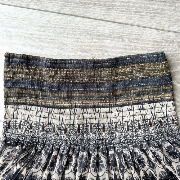 Lapis  Floral Print Strapless Convertible Dress - Picture 10 of 15